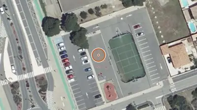Vue aérienne : Aire de fitness Port-la-Nouvelle