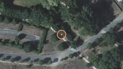 Vue aérienne : Parcours sportif Rignac