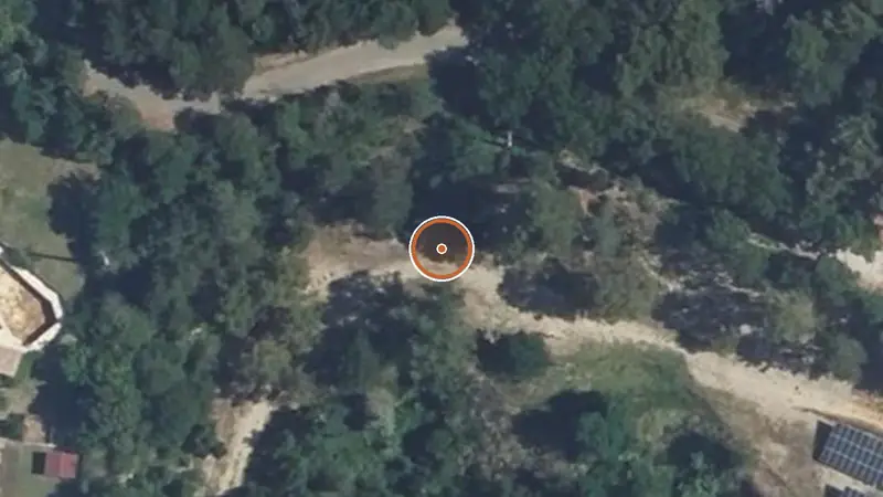 Vue aérienne de Aire de fitness Montboucher-sur-Jabron – Chemin de la Montée du Serre