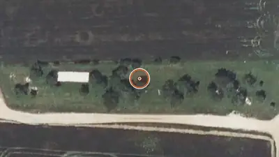 Vue aérienne : Aire de fitness Bû