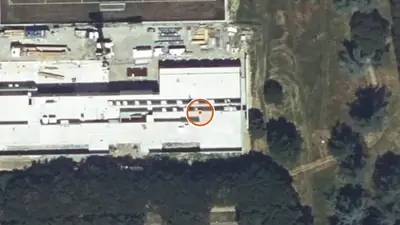 Vue aérienne : Aire de fitness Toulouse – Parc Rigal