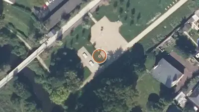 Vue aérienne : Aire de fitness Rennes – Coulée Verte (sud)