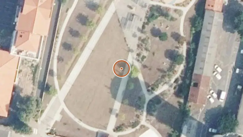 Vue aérienne de Aire de fitness Biscarrosse – Parc Marie-Blanche Campillo-Mercader