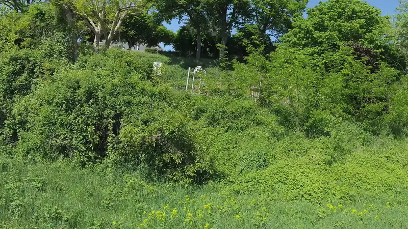 Vue de la rue vers Aire de fitness Saint-Jean-de-Braye – Allée des Bords de Loire