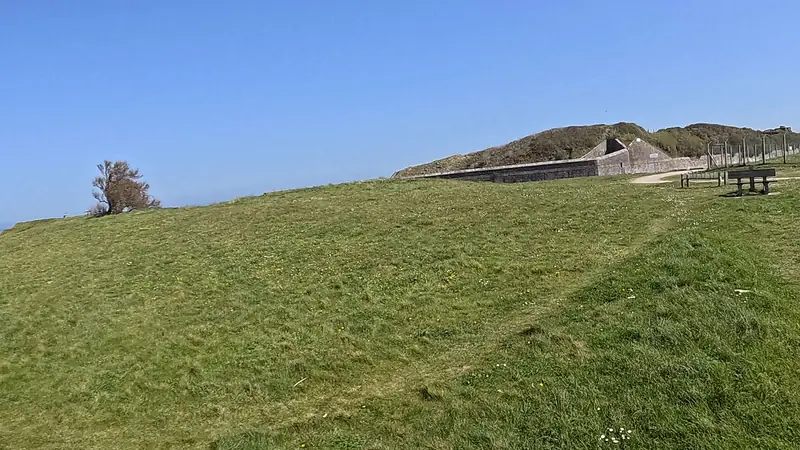 Vue de la rue vers Aire de fitness Cherbourg-en-Cotentin