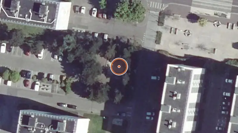 Vue aérienne de Aire de fitness Cherbourg-en-Cotentin – Rue de Saintonge
