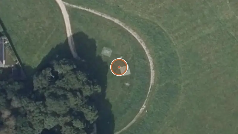 Vue aérienne de Aire de fitness Quéven – Parc de Kerzec