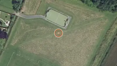 Vue aérienne : Aire de fitness Puiseux-le-Hauberger