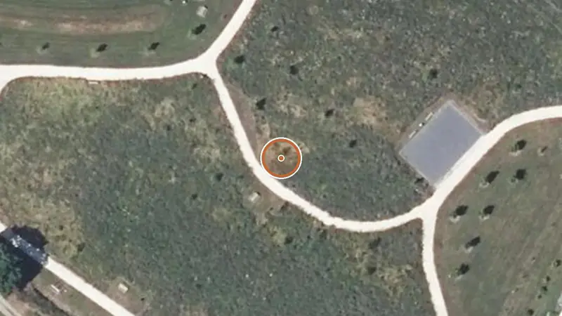 Vue aérienne de Aire de fitness Aussevielle – Parc de Loisirs d'Aussevielle