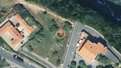 Vue aérienne : Aire de fitness Biarritz – Rue d'Haïtzart