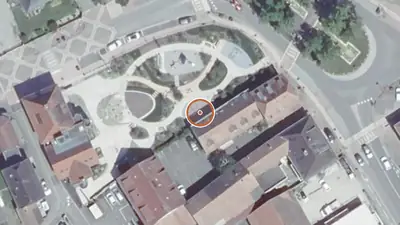 Vue aérienne : Aire de fitness Bartenheim