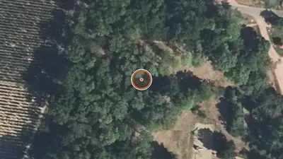 Vue aérienne : Aire de fitness Chaintré
