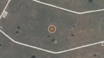 Vue aérienne : Aire de fitness Champforgeuil