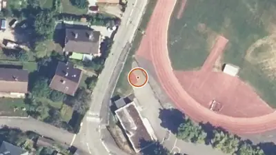 Vue aérienne : Street workout Chambéry – Rue des Sports