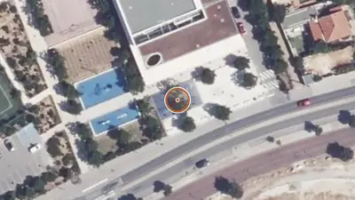 Vue aérienne : Aire de fitness La Seyne-sur-Mer – Avenue Yitzhak Rabin