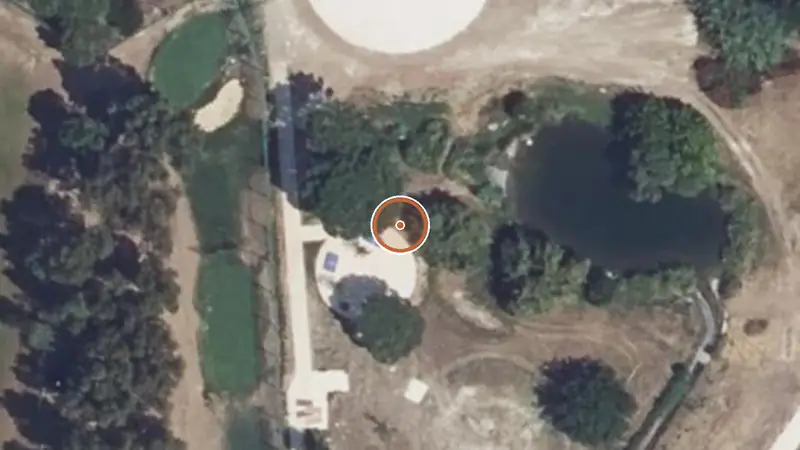 Vue aérienne de Aire de fitness Le Lavandou – Le Grand Jardin