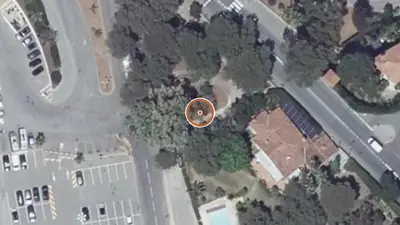 Vue aérienne : Aire de fitness Saint-Raphaël – Jardin des Corailleurs