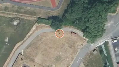 Vue aérienne : Aire de fitness Châtenois-les-Forges
