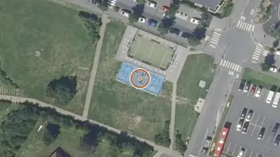 Vue aérienne : Aire de fitness Fleury-Mérogis