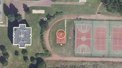 Vue aérienne : Street workout Gif-sur-Yvette