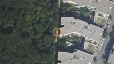 Vue aérienne : Aire de fitness Palaiseau – Rue Pierre-gilles de Gennes