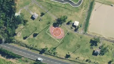 Vue aérienne : Aire de fitness Sainte-Marie